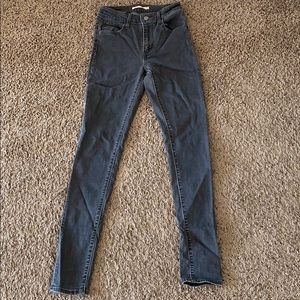Levi Strauss & Co. gray skinny jeans